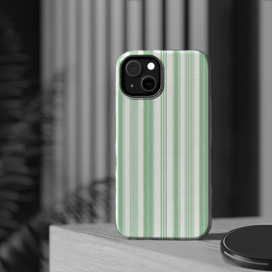 MagSafe Cute Phone Case, Coastal Striped Phone Case for iPhone 17 16 15 14 13 12 Pro Max, Samsung S25 S24 S23 Ultra case - Studio40ParkLane