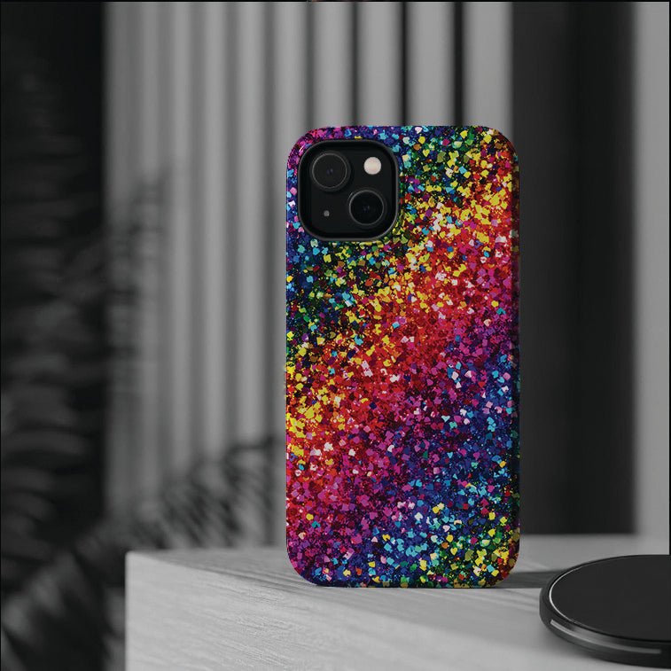 Non Glitter Color Composition Magsafe Cute Phone Case for Iphone Gift for Her,  | iPhone 15 Case | iPhone 15 Pro Max Case, Iphone 14, Iphone 14 Pro Max, Iphone 13, Iphone 16