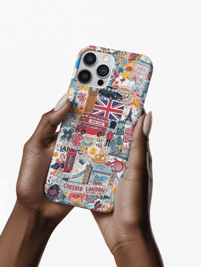 London England Coquette Collage Tough Premium Phone Case - For iPhone 17 Pro Max iPhone 16 Pro iPhone 15 Iphone 14 Plus 13 Pro 12 11 10 XR - Studio40ParkLane