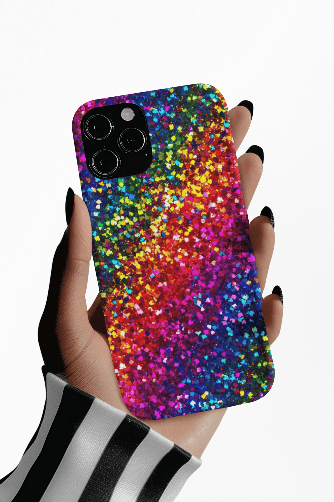 Muted Non - Glitter Color Composition Cute Premium Tough Phone Case - For iPhone 17 Pro Max iPhone 16 Pro iPhone Iphone 15 Plus 14 Pro 13 12 - Studio40ParkLane