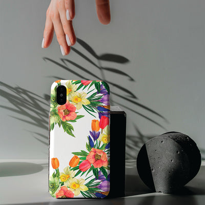 Snap Spring Flowers Cute Phone Cases for Samsung S24, S23, S22, S21, S20, Plus and Ultra, Iphone 16 Pro Max, Iphone 15, 14, 13, 12, 11, 10,9 - Studio40ParkLane