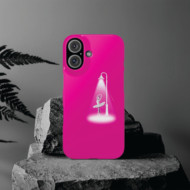 Slim Pink Ballet Dancer Spotlight Gift for Her Cute Phone Cases for Iphone 16 Pro Max | iPhone 15 Case | iPhone 15 Pro Max Case, Iphone 14, 13, 12, 11, 10, 8, 7 - Studio40ParkLane