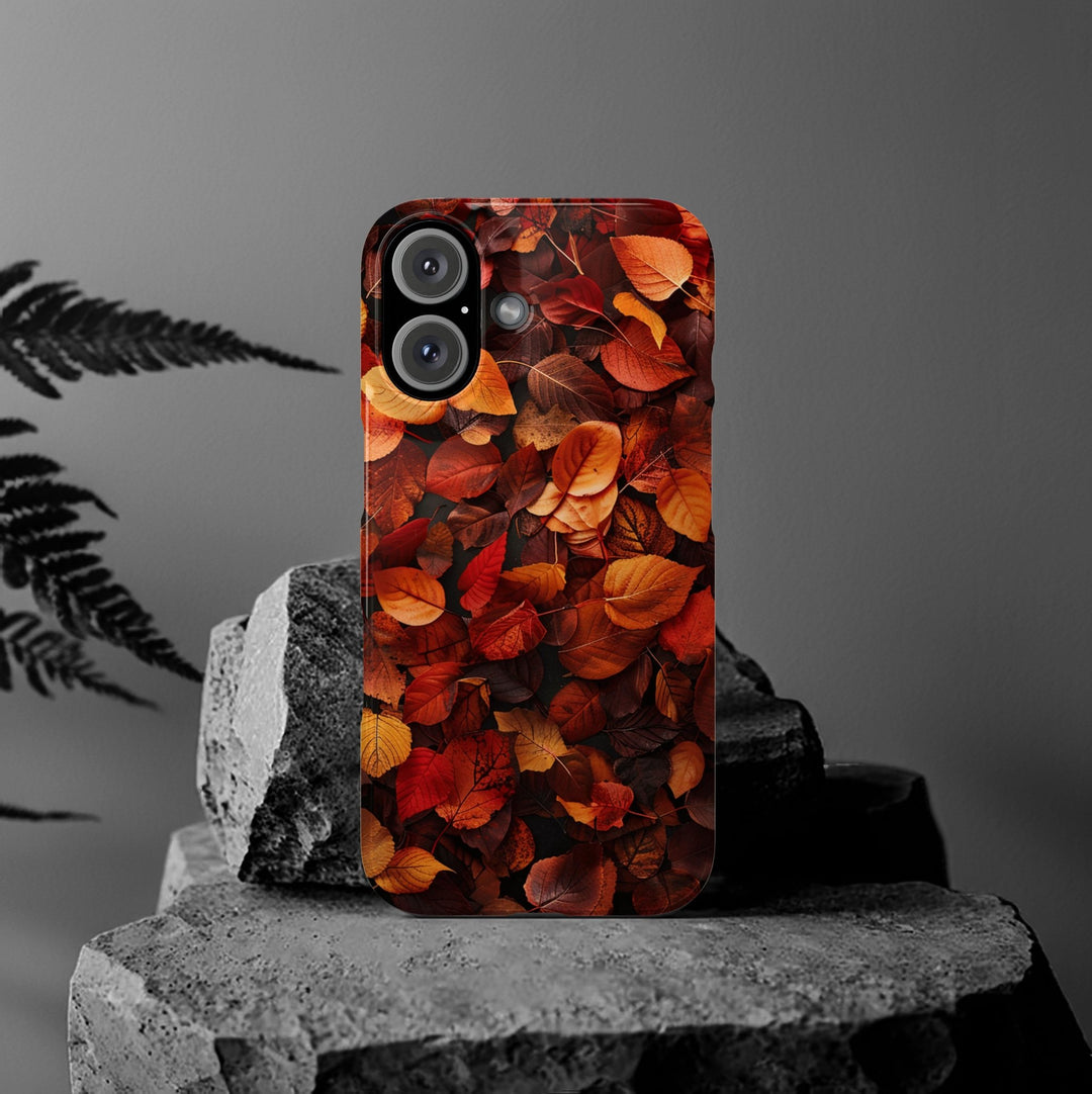 Slim Fall Autumn Leaves Gift for Her Cute Phone Cases for Iphone 16 | iPhone 15 Case | iPhone 15 Pro Max Case, Iphone 14, Iphone 14 Pro Max, Iphone 13, Slim - Studio40ParkLane