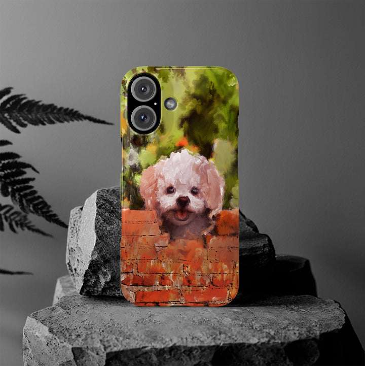 Slim Cute Phone Cases for Iphone - | iPhone 15 Case | iPhone 15 Pro Max Case, Iphone 14 Case, Iphone 14 Pro Max, Iphone 13, Bichon Frise Dog - Studio40ParkLane