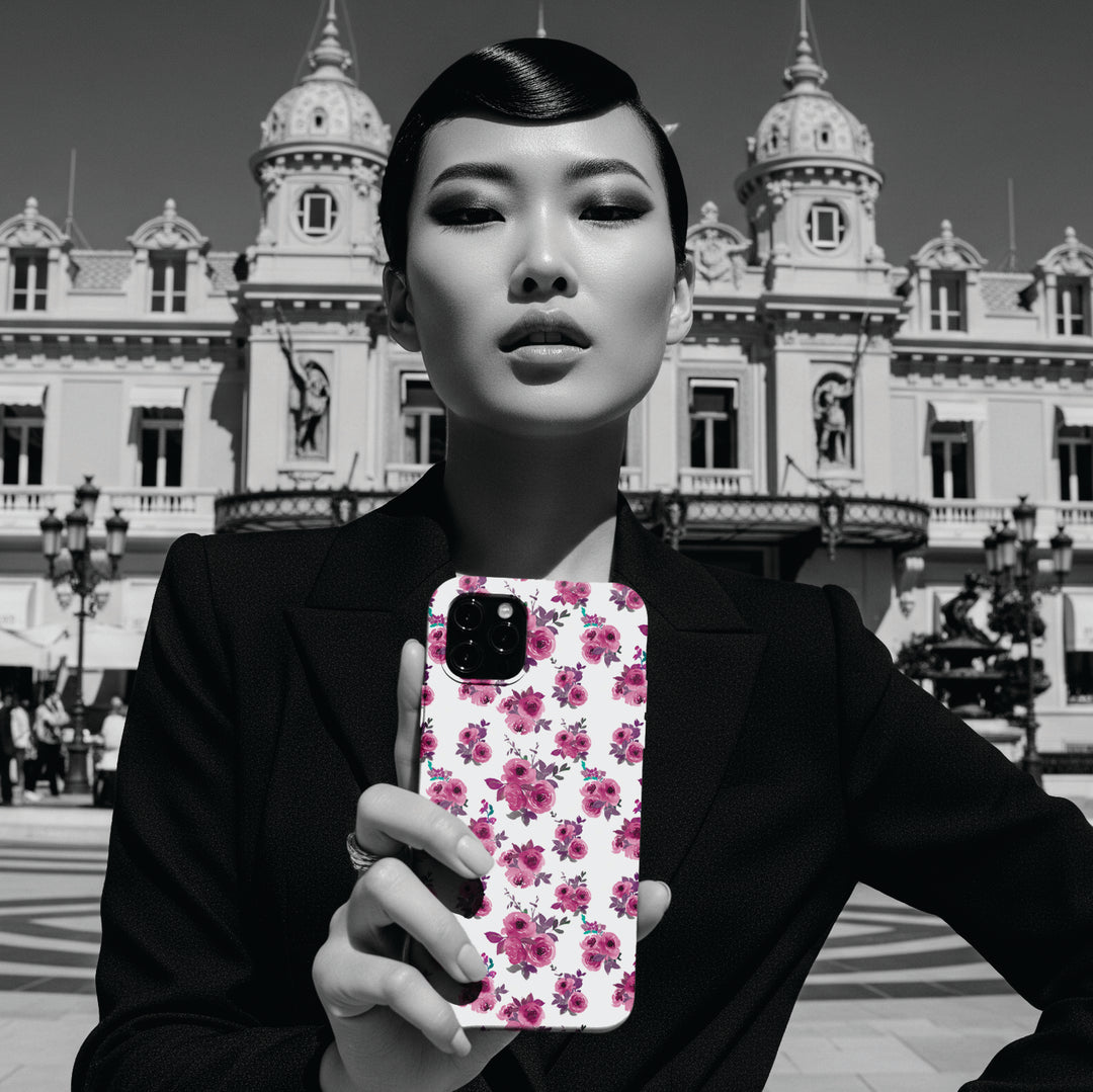 Sleek Snap Flowers Gift for Her Cute Phone Case for iPhone 16 15 14 13 12 11 X Xs Max Xr Pro Plus Samsung Galaxy S24 S23 S22 S21 S20 Ultra - Studio40ParkLane
