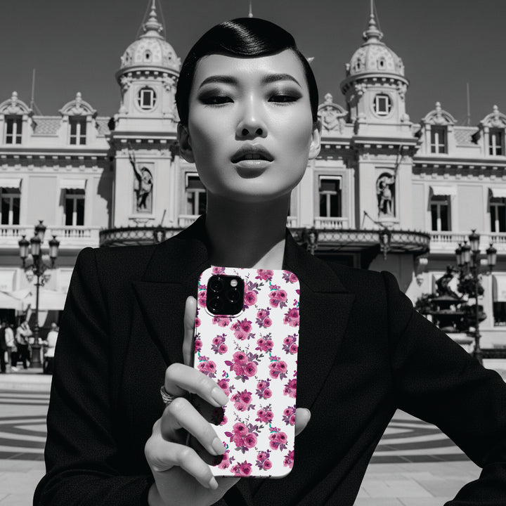 Sleek Snap Flowers Gift for Her Cute Phone Case for iPhone 16 15 14 13 12 11 X Xs Max Xr Pro Plus Samsung Galaxy S24 S23 S22 S21 S20 Ultra - Studio40ParkLane