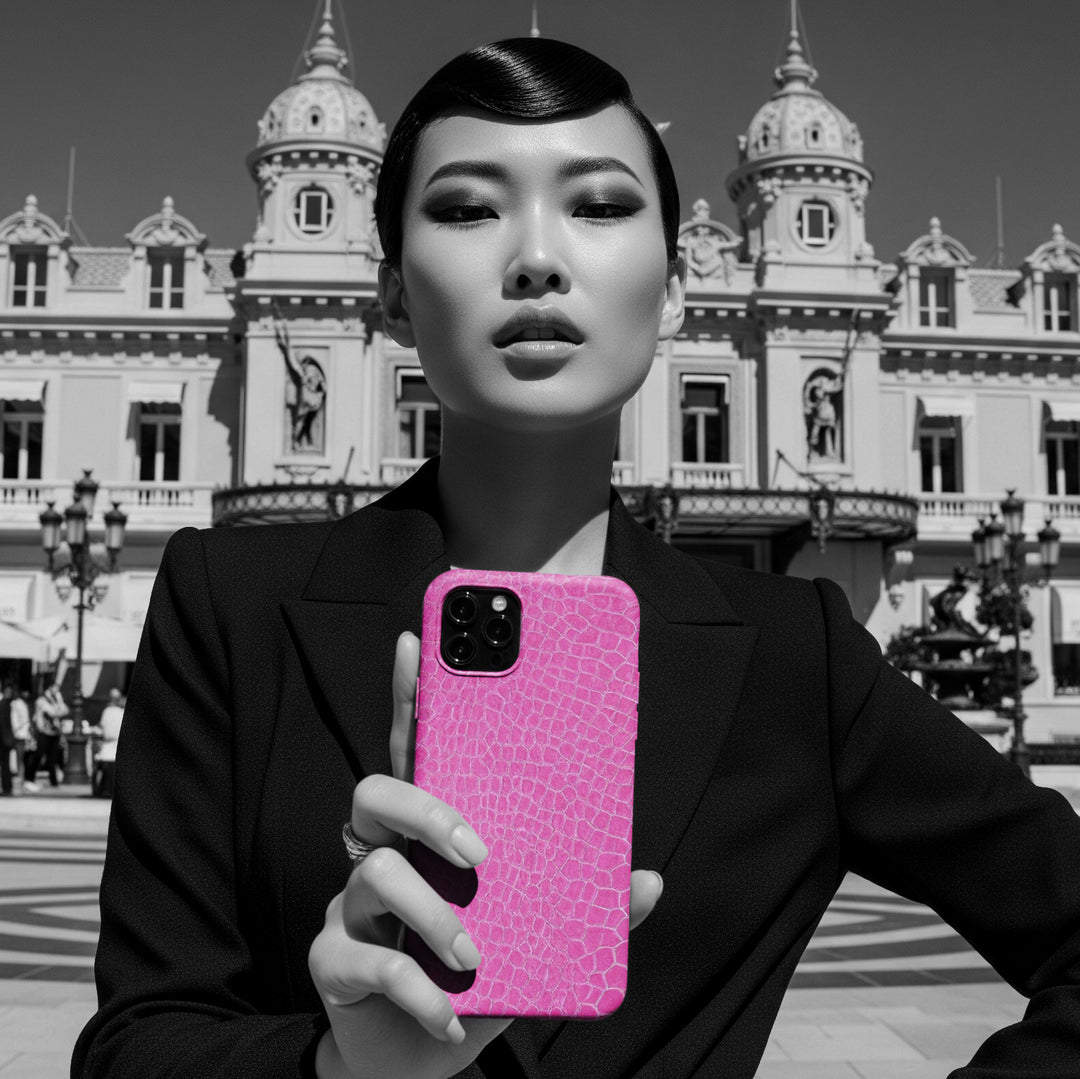 Sleek Snap Non Leather Pattern Cute Phone Case for iPhone 16 15 14 13 12 11 X Xs Max Xr Pro Plus Samsung Galaxy S24 S23 S22 S21 S20 Ultra - Studio40ParkLane