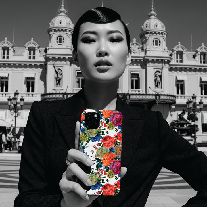 Sleek Snap Colorful Flowers Cute Phone Case for iPhone 16 15 14 13 12 11 X Xs Max Xr Pro Plus Samsung Galaxy S24 S23 S22 S21 S20 Note Ultra - Studio40ParkLane