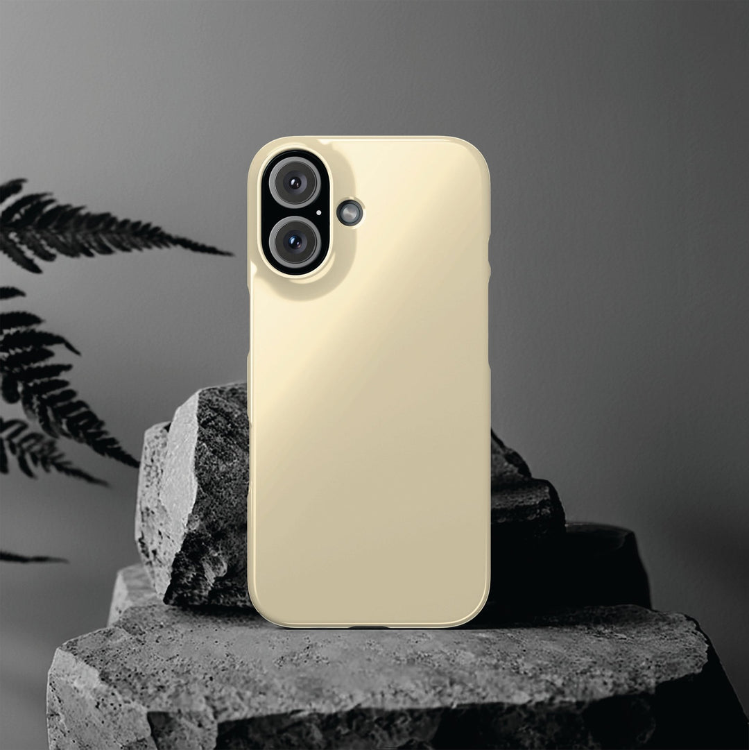 Slim Pale Yellow Gift for Her Aesthetic Cute Phone Case for Iphone 16 - | iPhone 15 Pro Max Case | iPhone 14 Case 13 12 11 10 9 8 7 - Studio40ParkLane