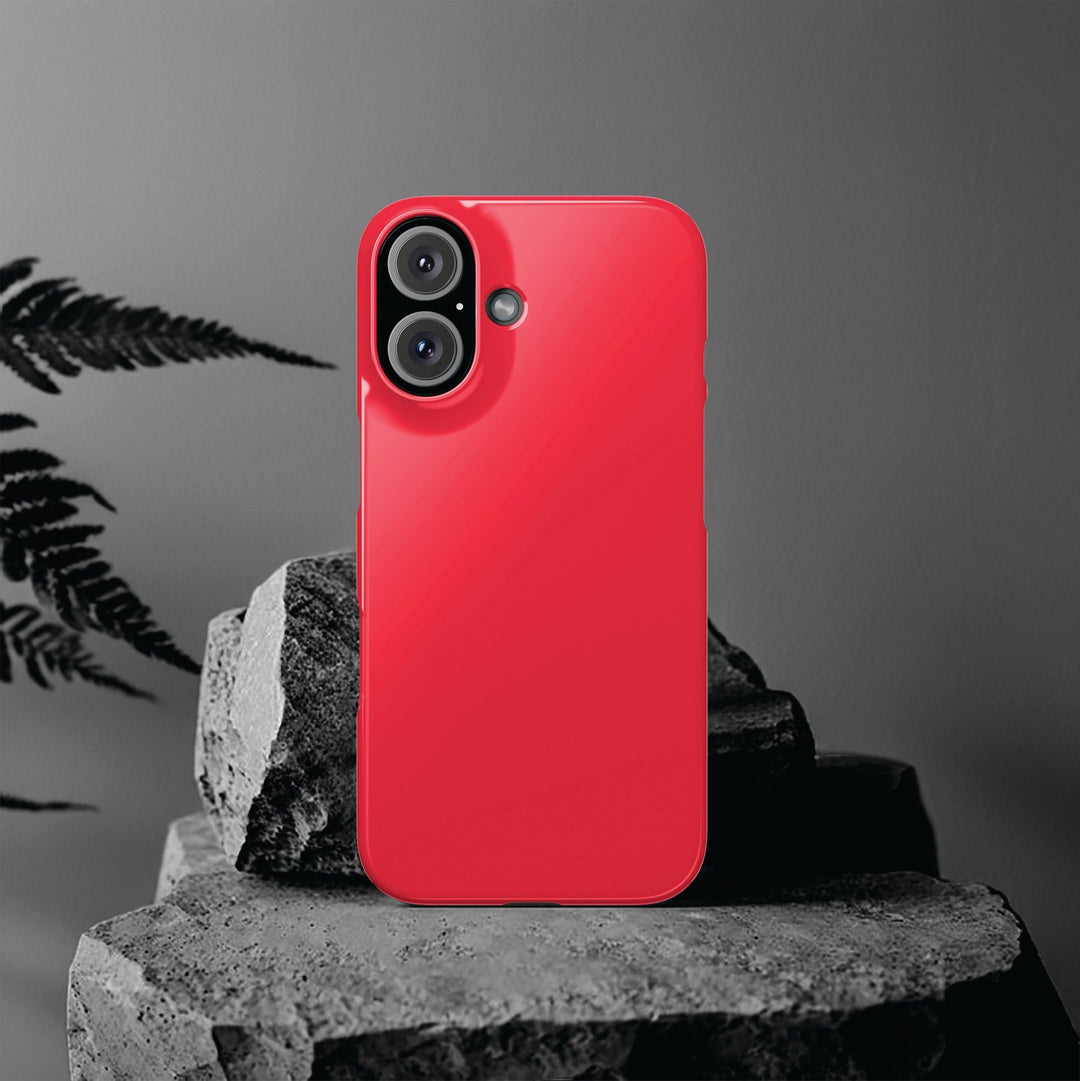 Slim Red Rouge Gift for Her Aesthetic Cute Phone Case for Iphone 16 - | iPhone 15 Pro Max Case | iPhone 14 Case 13 12 11 10 9 8 7 - Studio40ParkLane