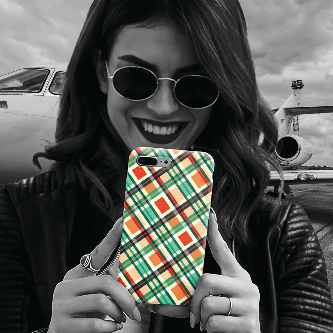 Checkered Plaid Magsafe Gift for Her Cute Phone Case for Iphone, | iPhone 16 | iPhone 15 Pro Max, Iphone 14 Pro Max, 13 12 11 10 9 8 7 - Studio40ParkLane