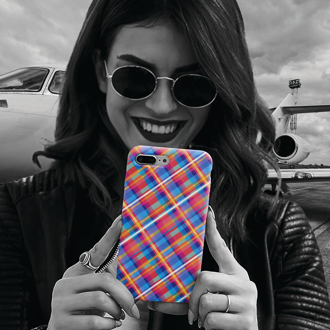 Checkered Plaid Magsafe Gift for Her Cute Phone Case for Iphone, | iPhone 16 | iPhone 15 Pro Max, Iphone 14 Pro Max, 13 12 11 10 9 8 7 - Studio40ParkLane