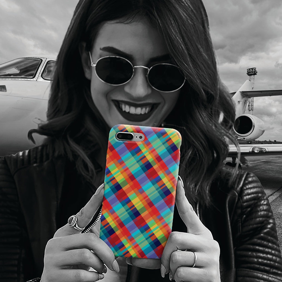 Checkered Plaid Magsafe Gift for Her Cute Phone Case for Iphone, | iPhone 16 | iPhone 15 Pro Max, Iphone 14 Pro Max, 13 12 11 10 9 8 7 - Studio40ParkLane