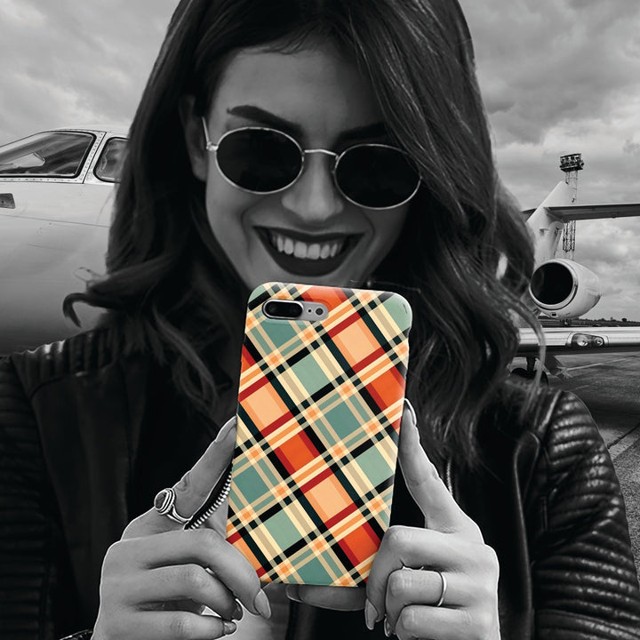 Checkered Plaid Magsafe Gift for Her Cute Phone Case for Iphone, | iPhone 16 | iPhone 15 Pro Max, Iphone 14 Pro Max, 13 12 11 10 9 8 7 - Studio40ParkLane