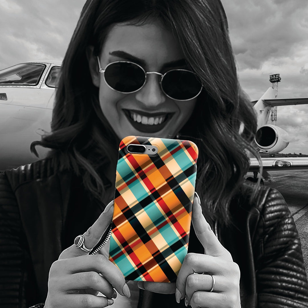 Checkered Plaid Magsafe Gift for Her Cute Phone Case for Iphone, | iPhone 16 | iPhone 15 Pro Max, Iphone 14 Pro Max, 13 12 11 10 9 8 7 - Studio40ParkLane