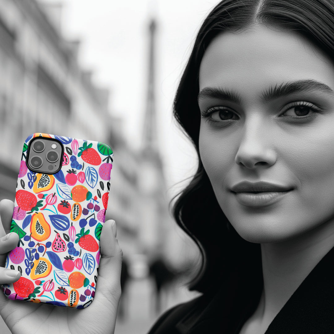 Summer Fruit Cute Tough Phone Case - For Apple iPhone Case 17, 16, 15 Pro Max, 14 Plus, 13 Pro, 12, Samsung Galaxy S26, S25, S24 Plus Ultra - Studio40ParkLane