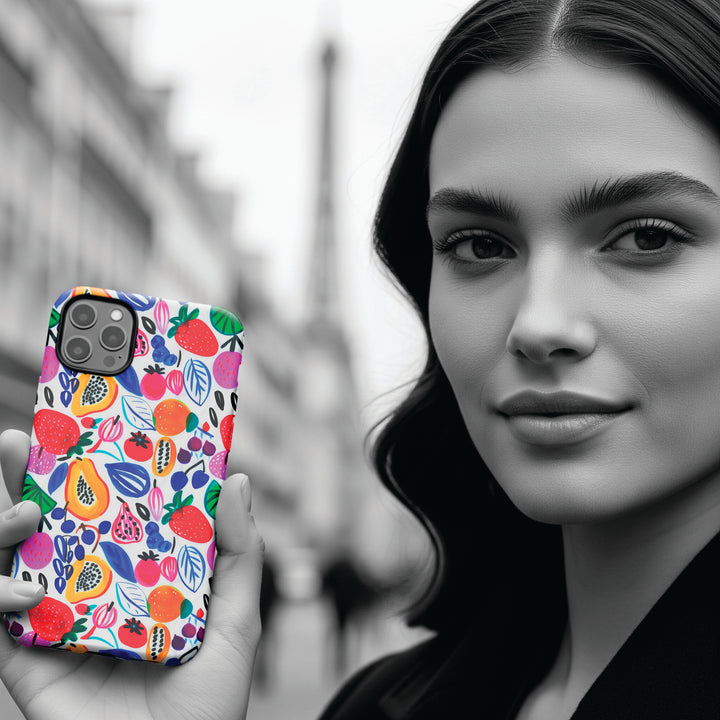 Summer Fruit Cute Tough Phone Case - For Apple iPhone Case 17, 16, 15 Pro Max, 14 Plus, 13 Pro, 12, Samsung Galaxy S26, S25, S24 Plus Ultra - Studio40ParkLane