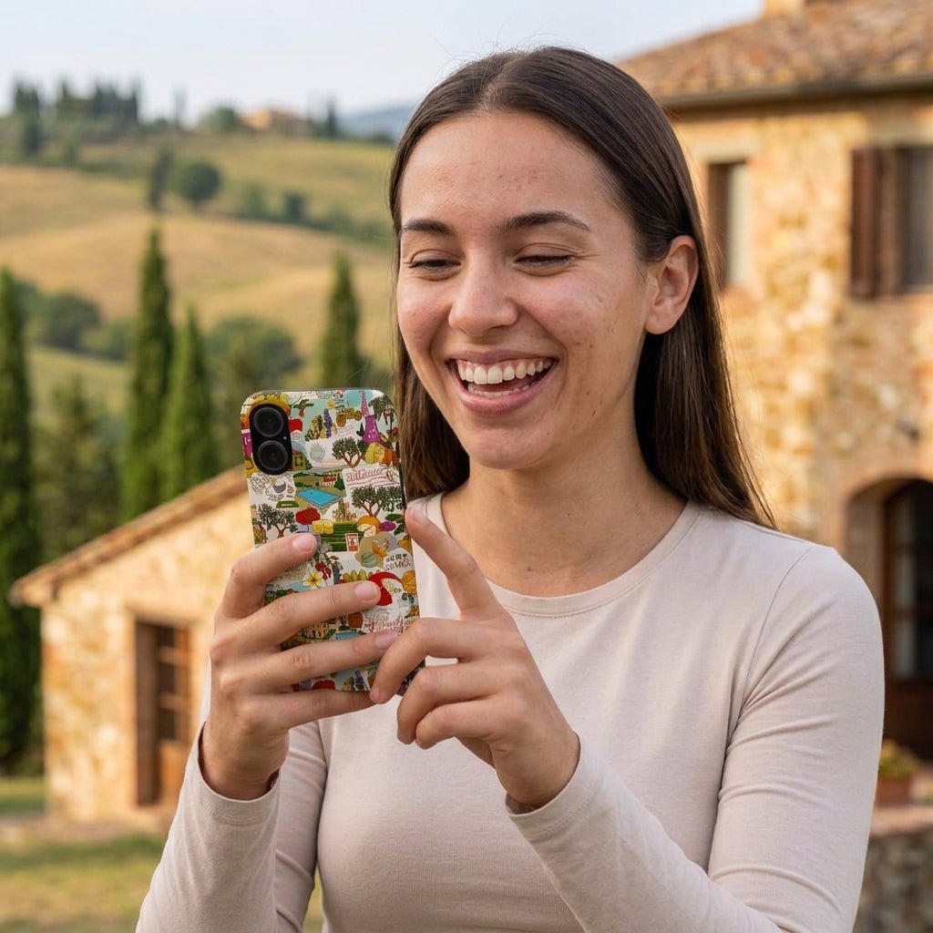 Italy Tuscany Coquette Collage Tough Magsafe Cute Phone Cases for Iphone | iPhone 17 Pro Max Case, Iphone 16, Iphone 15 14 13 12 11 10 9 - Studio40ParkLane