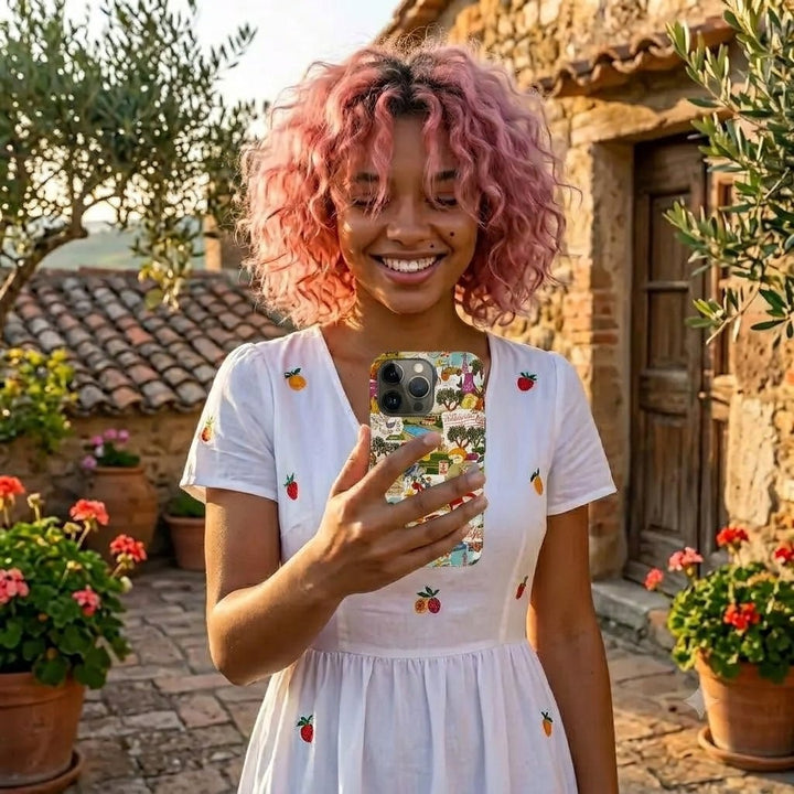 Italy Tuscany Coquette Collage Tough Magsafe Cute Phone Cases for Iphone | iPhone 17 Pro Max Case, Iphone 16, Iphone 15 14 13 12 11 10 9 - Studio40ParkLane