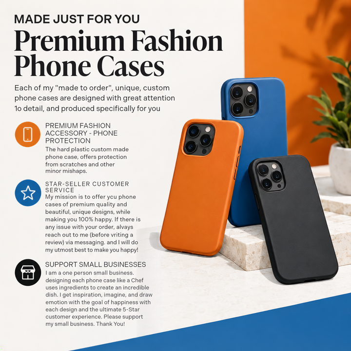 Tough Personalized Cute Custom Phone Case, for IPhone 16 pro Max | Iphone 17, Iphone 16, IPhone 15, 14 13 12, Samsung Galaxy S26, S25, S24, S23