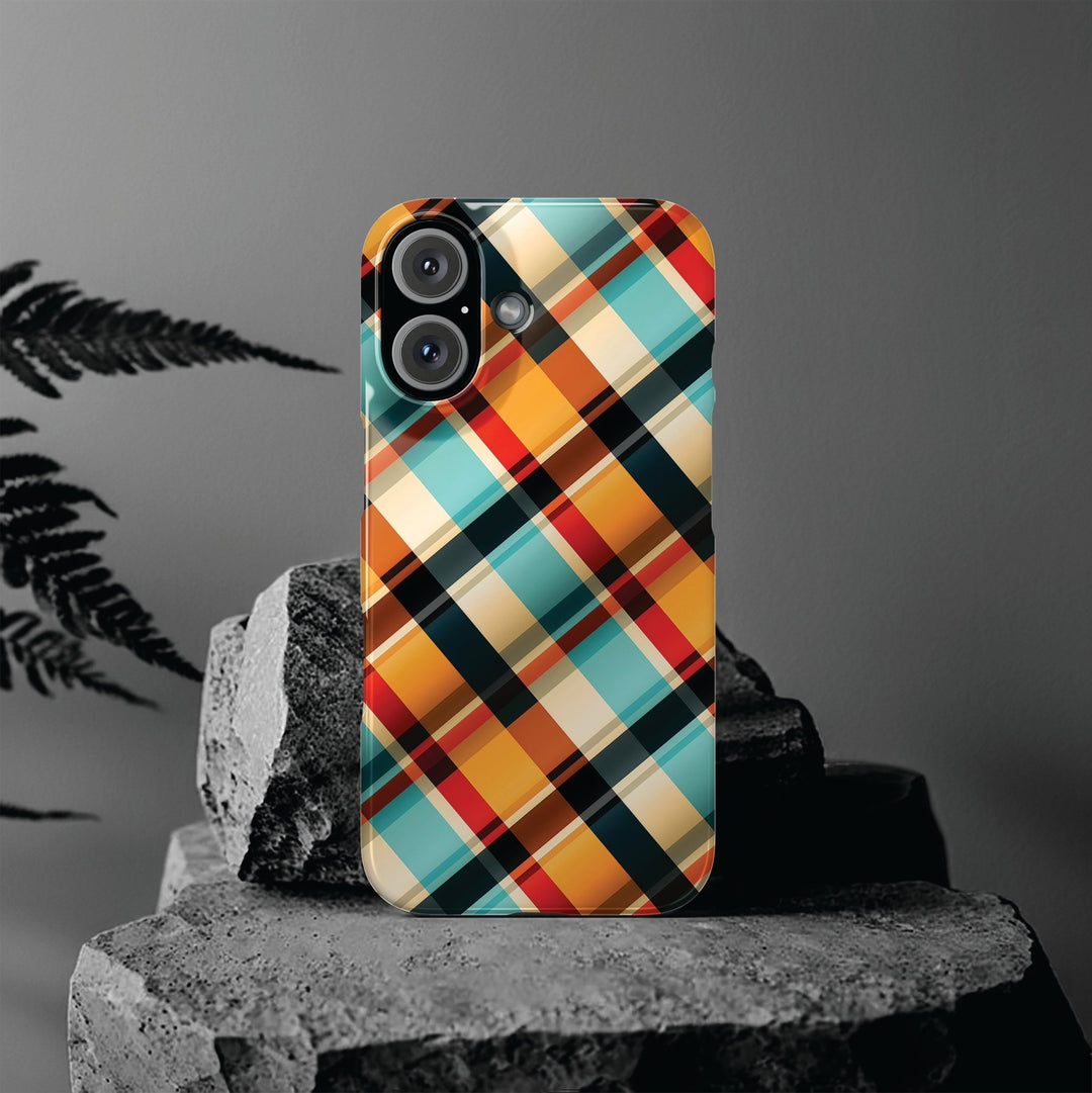 Slim Checkered Plaid Gift for Her Cute Phone Cases for Iphone 16 Pro Max | iPhone 15 Case | iPhone 15 Pro Max Case, Iphone 14, 13, 12, 11, 10, 8, 7 - Studio40ParkLane