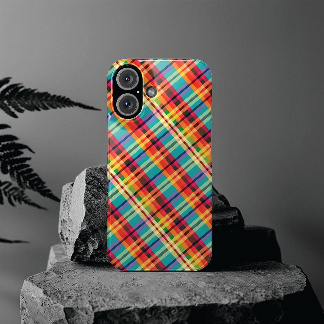 Slim Checkered Plaid Gift for Her Cute Phone Cases for Iphone 16 Pro Max | iPhone 15 Case | iPhone 15 Pro Max Case, Iphone 14, 13, 12, 11, 10, 8, 7 - Studio40ParkLane