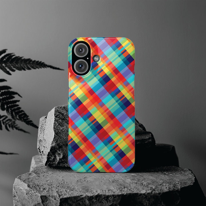 Slim Checkered Plaid Gift for Her Cute Phone Cases for Iphone 16 Pro Max | iPhone 15 Case | iPhone 15 Pro Max Case, Iphone 14, 13, 12, 11, 10, 8, 7 - Studio40ParkLane