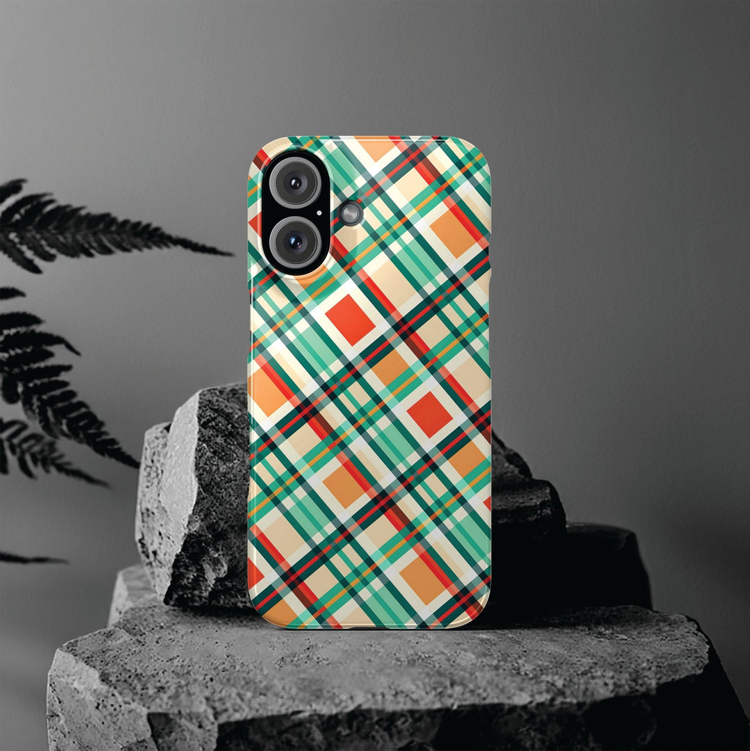 Slim Checkered Plaid Gift for Her Cute Phone Cases for Iphone 16 Pro Max | iPhone 15 Case | iPhone 15 Pro Max Case, Iphone 14, 13, 12, 11, 10, 8, 7 - Studio40ParkLane