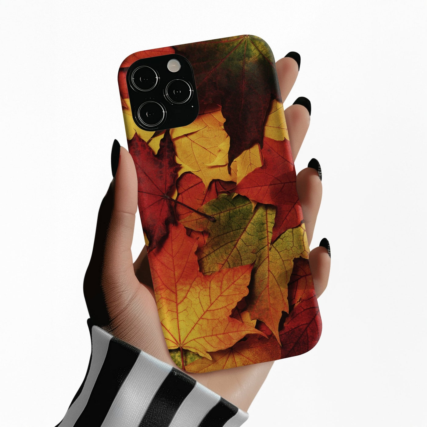 Colorful Fall Leaves Tough Premium Phone Case Gift for Her - For Apple iPhone 16 Pro Max 16e iPhone 15 Pro iPhone Iphone 14 Plus 13 Pro 12 - Studio40ParkLane