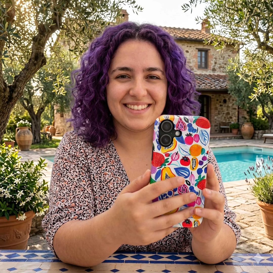 Slim Summer Fruit Cute Phone Case for Iphone 17 | iPhone 16 Case | iPhone 15 Pro Max, Iphone 14, Iphone 14 Pro Max, Iphone 13, Gift for Her