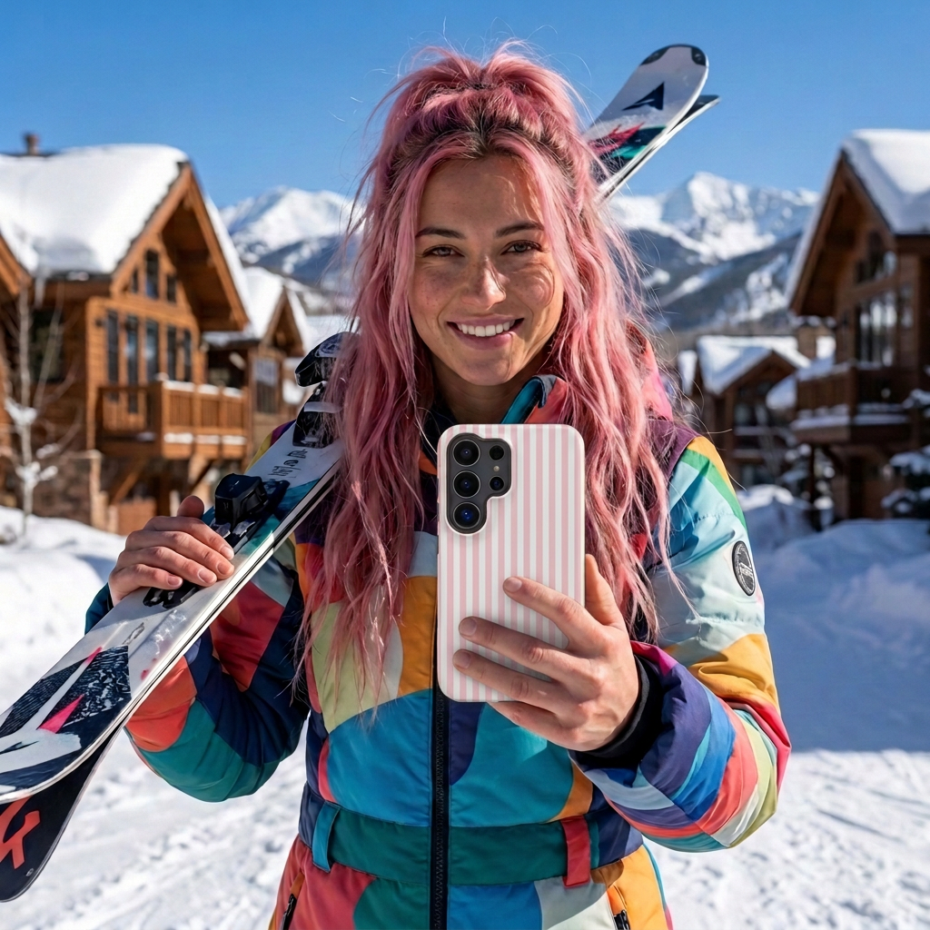 Slim Sweet Pink Striped Cute Phone Case for Iphone 16 - | iPhone 15 Pro Max Case | iPhone 14 Case Iphone 13 12 11 10 9 8 7 X XS Gift for Her - Studio40ParkLane