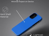 Slim Non-Glitter Blue Play on Glitter Effect Cute Phone Cases for Iphone 16 Pro Max | iPhone 15 Case | iPhone 15 Pro Max Case, Iphone 14, Iphone 14 Pro Max, Iphone 13 12 11 8 7