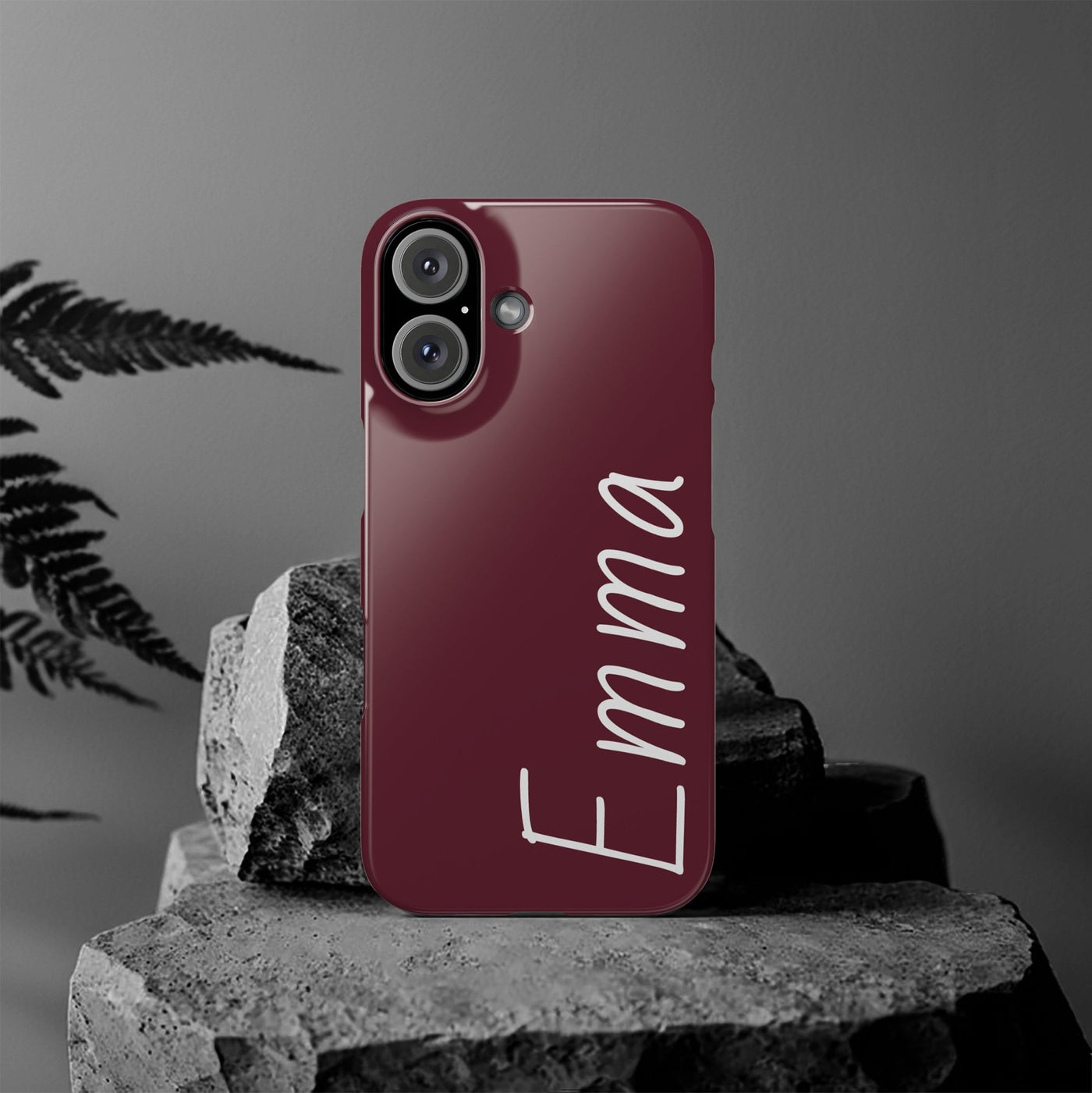 Personalized Initial Name Custom Slim Phone Cases for Iphone 16 Pro Max | iPhone 15 Case | iPhone 15 Pro Max Case, Iphone 14, 13, 12, 11, 10, 8, 7 - Studio40ParkLane