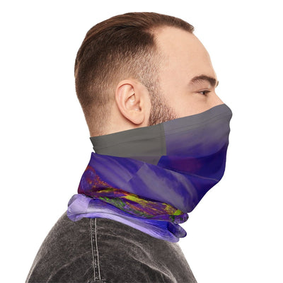 Fashionable Neck Gaiter For Women Girls Men - Multi-Purpose UPF 50+ UV+ Full Face Mask Buff Balaclava Purple Mtn - Studio40ParkLane
