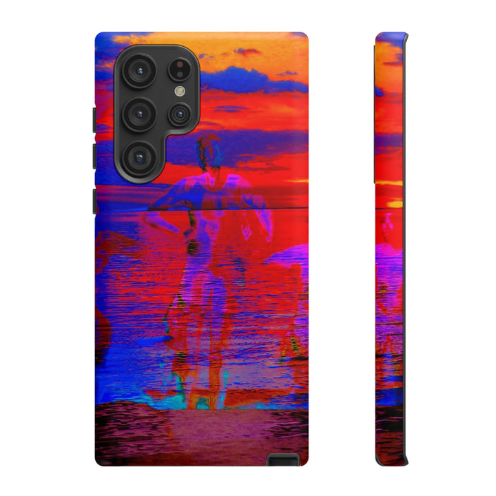 Cute Samsung Phone Case | Aesthetic Samsung Phone Case | Dance Sunset Colorful | Galaxy S23, S22, S21, S20 | Luxury Double Layer | Cool - Studio40ParkLane