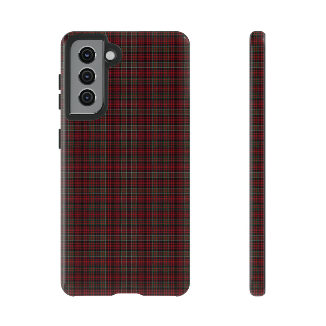 Samsung Galaxy Phone Case | Tough Case double layered | Impact resistant | Galaxy S23, S22, S21, S20 - Matte/Glossy Rose Tartan McDonald - Studio40ParkLane