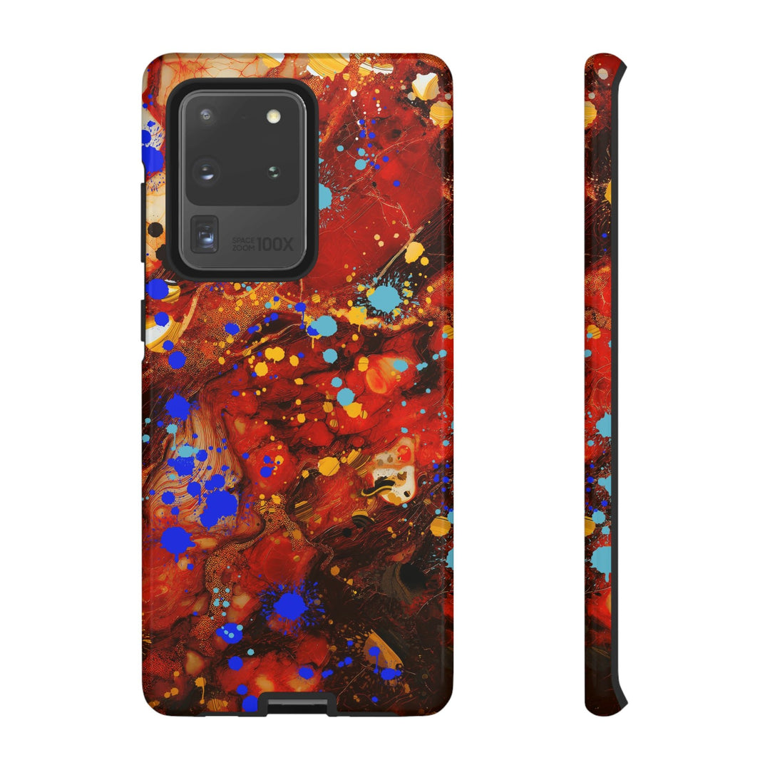 Cool Phone Case | Aesthetic Phone Case | Fall Colors Marble | For Samsung Galaxy S23, S22, S21, S20 | Luxury Double Layer | Cute - Studio40ParkLane