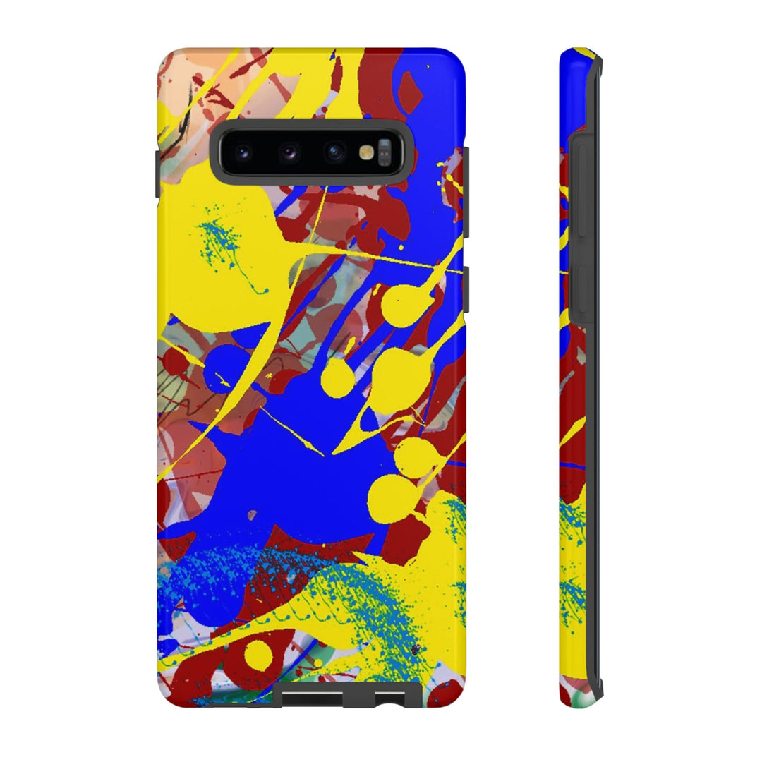 Samsung Galaxy Phone Case | Galaxy S23, S22, S21, S20 | Luxury Case Double Layered | Impact Resistant | Fashionable - Paint Spill 2 - Studio40ParkLane