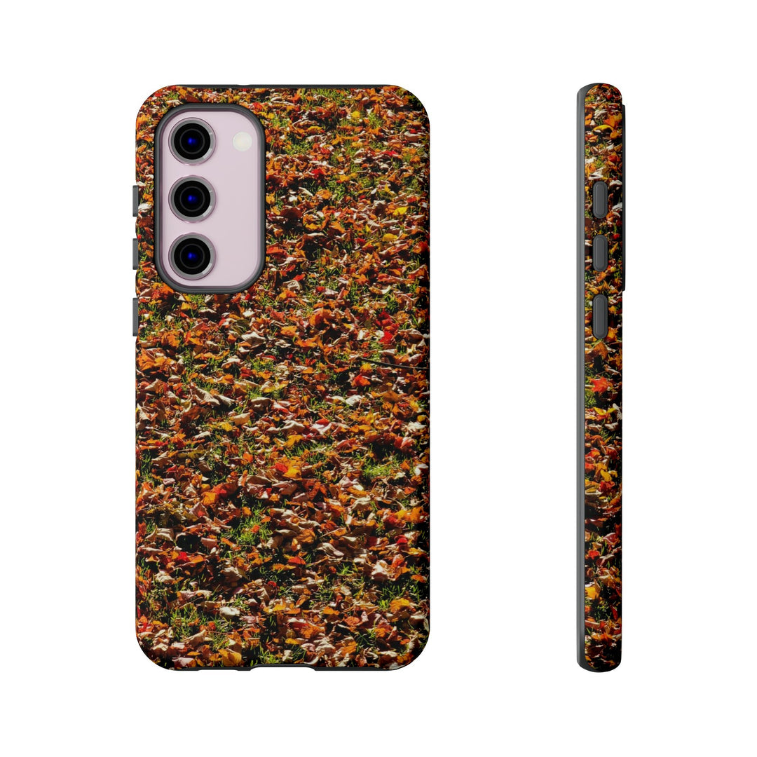 Cool Phone Case | Aesthetic Phone Case | Fall Leaves | For Samsung Galaxy S23, S22, S21, S20 | Luxury Double Layer | Cute - Studio40ParkLane