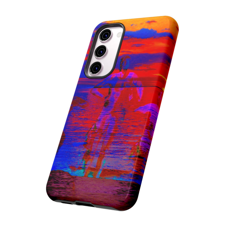 Cute Samsung Phone Case | Aesthetic Samsung Phone Case | Dance Sunset Colorful | Galaxy S23, S22, S21, S20 | Luxury Double Layer | Cool - Studio40ParkLane