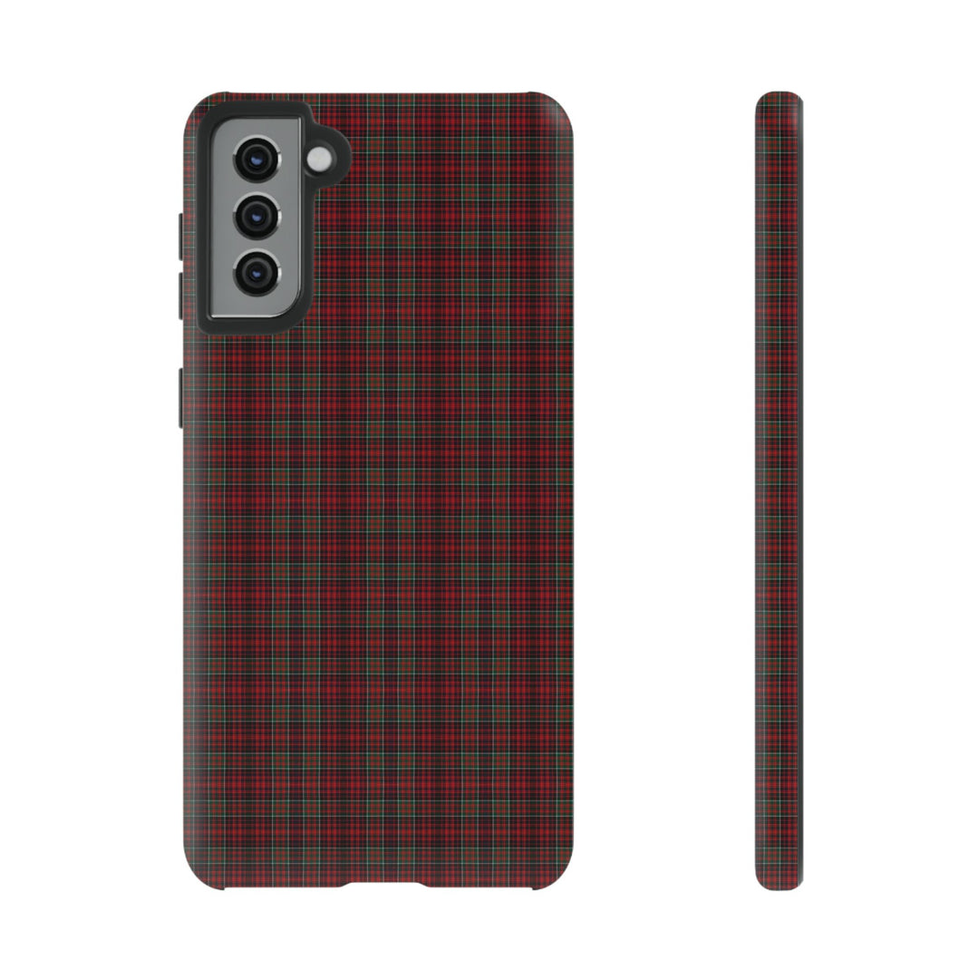 Samsung Galaxy Phone Case | Tough Case double layered | Impact resistant | Galaxy S23, S22, S21, S20 - Matte/Glossy Rose Tartan McDonald - Studio40ParkLane