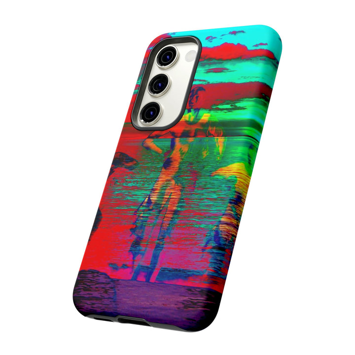 Cute Samsung Phone Case | Aesthetic Samsung Phone Case | Dance Sunset Colorful | Galaxy S23, S22, S21, S20 | Luxury Double Layer | Cool - Studio40ParkLane
