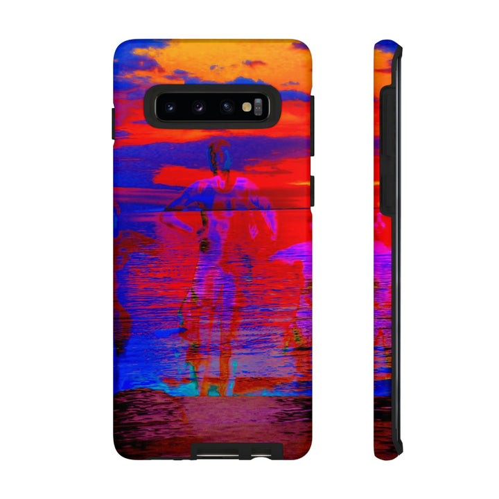 Cute Samsung Phone Case | Aesthetic Samsung Phone Case | Dance Sunset Colorful | Galaxy S23, S22, S21, S20 | Luxury Double Layer | Cool - Studio40ParkLane