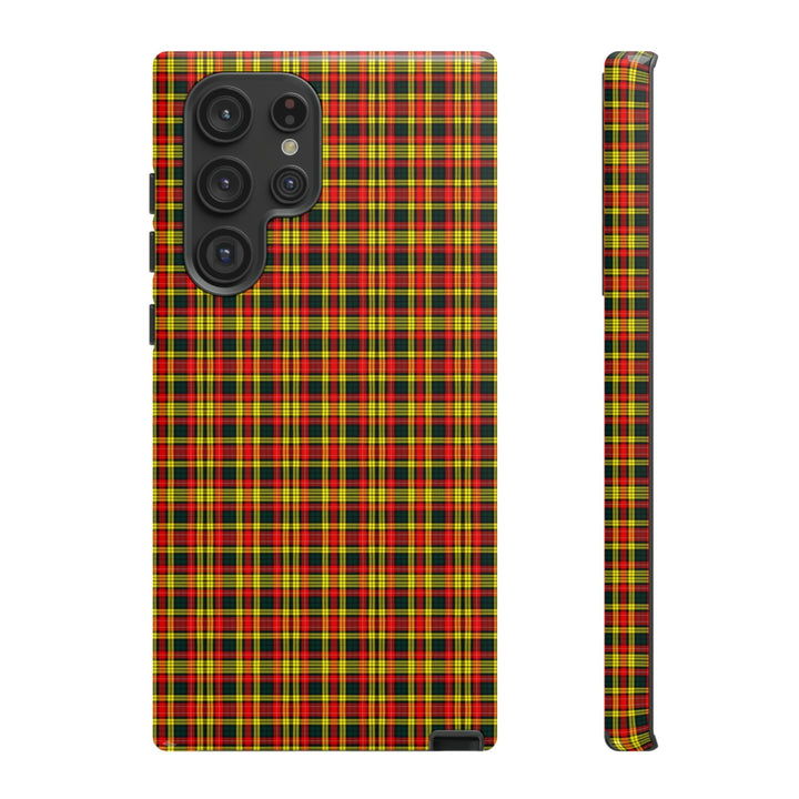 Samsung Galaxy Phone Case | Galaxy S23, S22, S21, S20 | Luxury Case Double Layered | Impact Resistant | Fashionable - Tartan Buchanan - Studio40ParkLane