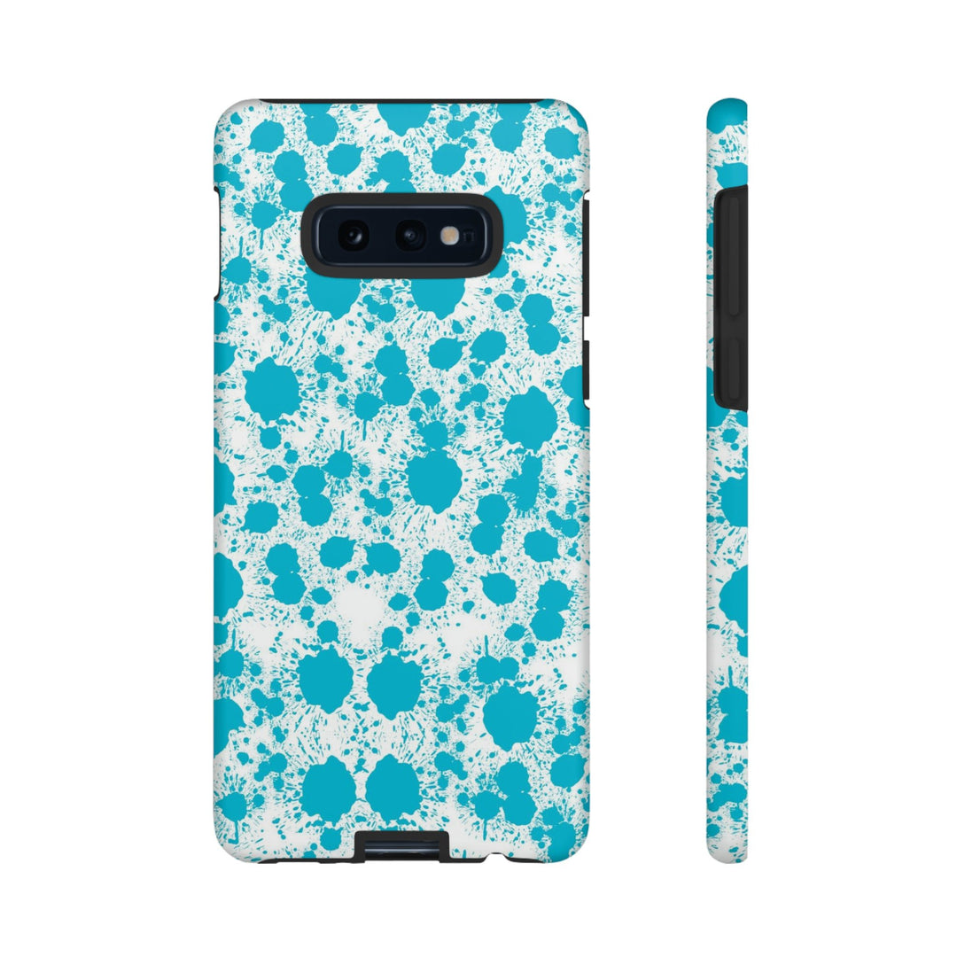 Cute Samsung Phone Case | Aesthetic Samsung Phone Case | Paint Splash Light Blue | Galaxy S23, S22, S21, S20 | Luxury Double Layer | Cool - Studio40ParkLane