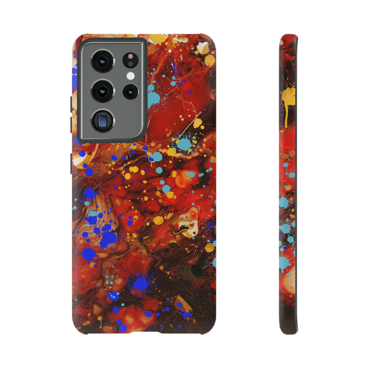 Cool Phone Case | Aesthetic Phone Case | Fall Colors Marble | For Samsung Galaxy S23, S22, S21, S20 | Luxury Double Layer | Cute - Studio40ParkLane