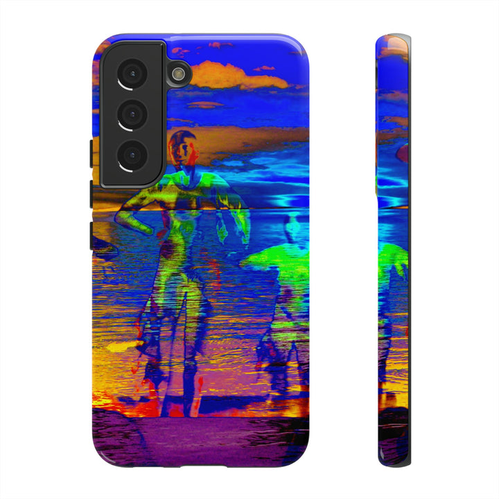 Cute Samsung Phone Case | Aesthetic Samsung Phone Case | Dance Sunset Colorful | Galaxy S23, S22, S21, S20 | Luxury Double Layer | Cool - Studio40ParkLane