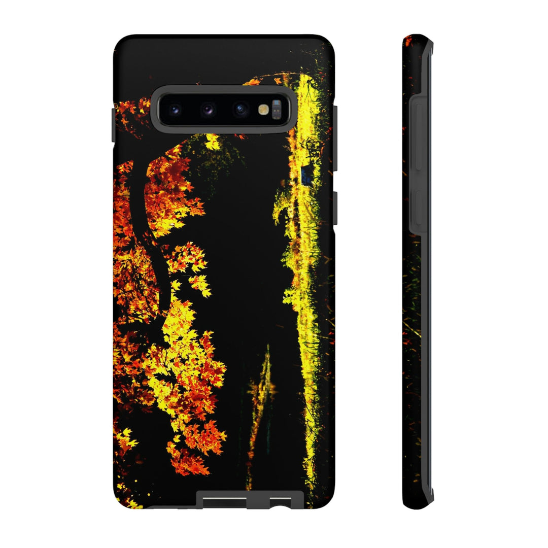 Cute Samsung Phone Case | Aesthetic Samsung Phone Case | Fall Leaves North Bridge | Galaxy S23, S22, S21, S20 | Luxury Double Layer | Cool - Studio40ParkLane