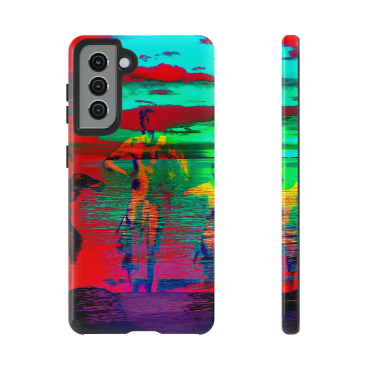 Cute Samsung Phone Case | Aesthetic Samsung Phone Case | Dance Sunset Colorful | Galaxy S23, S22, S21, S20 | Luxury Double Layer | Cool - Studio40ParkLane