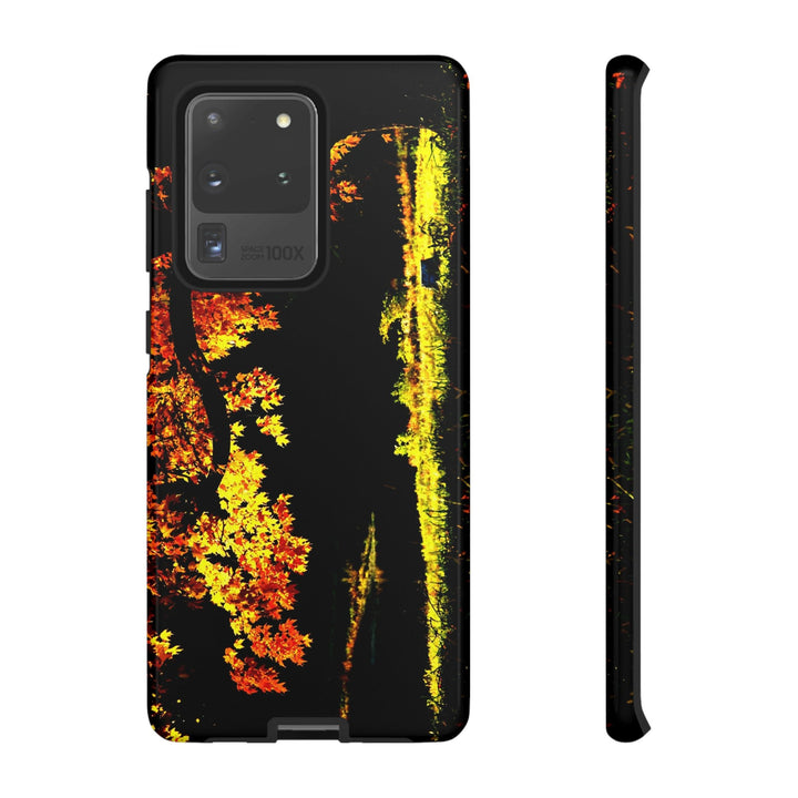 Cute Samsung Phone Case | Aesthetic Samsung Phone Case | Fall Leaves North Bridge | Galaxy S23, S22, S21, S20 | Luxury Double Layer | Cool - Studio40ParkLane